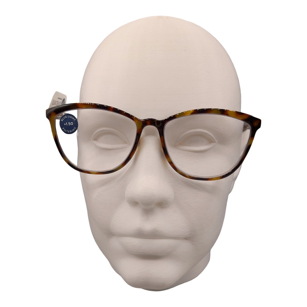 Peepers Bengal Focus Blue Light Reading Glasses Tortoise +1.50 2724150 Women